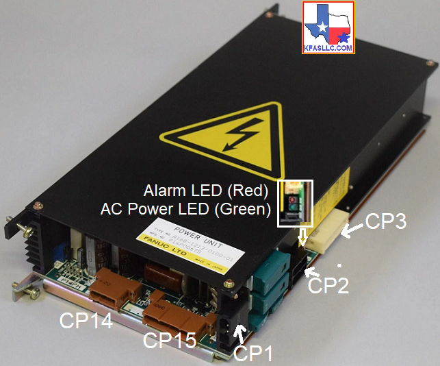 Fanuc A16B-1212-0100 Power Supply - Repair and Sales | KFAS LLC